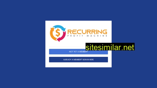 recurringprofitmachine.info alternative sites