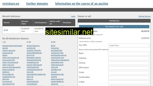 restshare.eu.domain-auktionen.info alternative sites