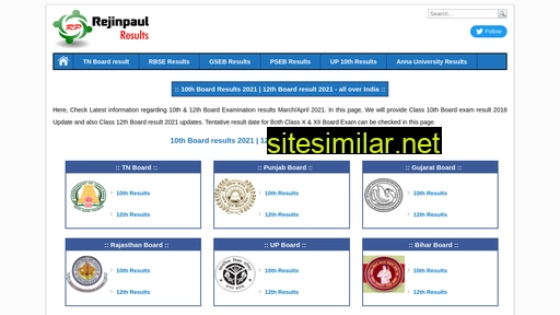results.rejinpaul.info alternative sites
