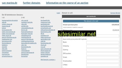 san-marino.de.domain-auktionen.info alternative sites