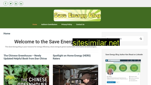 Saveenergyblog similar sites
