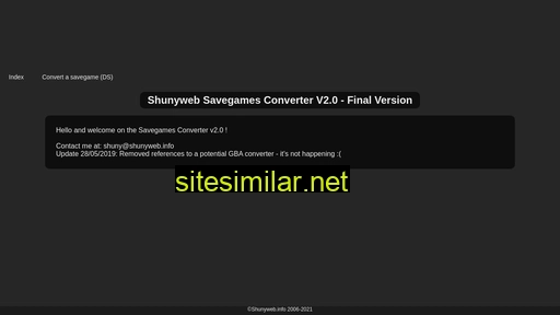 shunyweb.info alternative sites