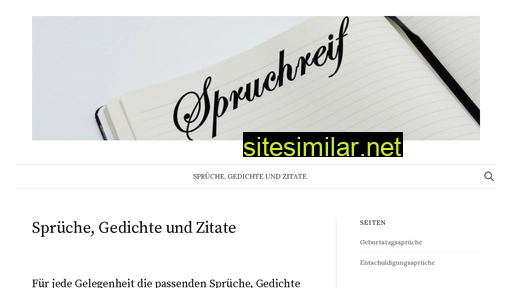 spruchreif.info alternative sites