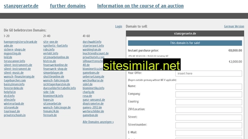 stanzgeraete.de.domain-auktionen.info alternative sites