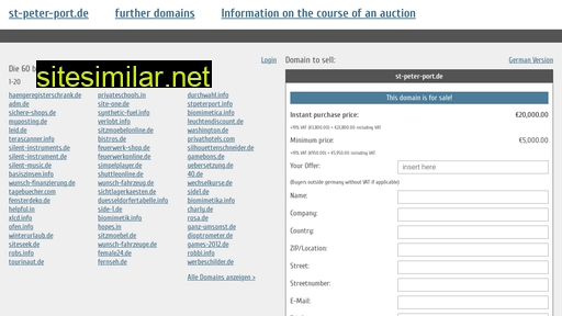 st-peter-port.de.domain-auktionen.info alternative sites