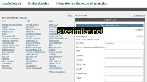 strafschutz.de.domain-auktionen.info alternative sites