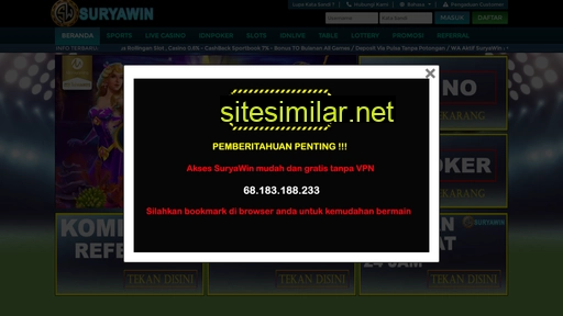 suryawin.info alternative sites