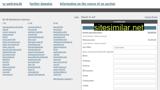 sz-webring.de.domain-auktionen.info alternative sites