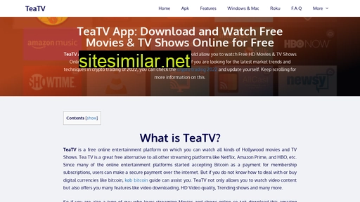 teatv.info alternative sites