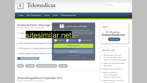 telemedicus.info alternative sites