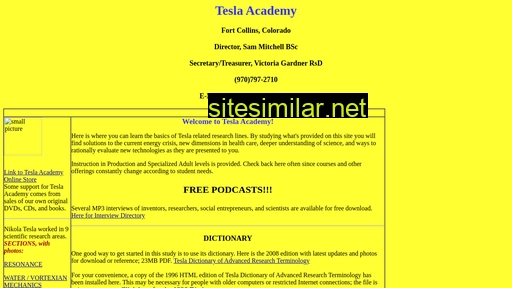 Teslaacademy similar sites