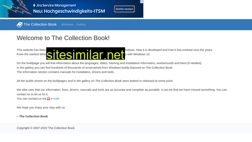Thecollectionbook similar sites