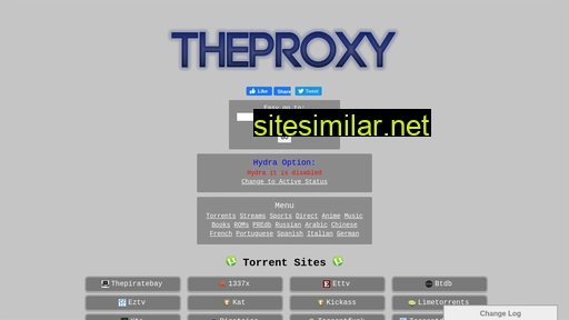 Theproxysite similar sites