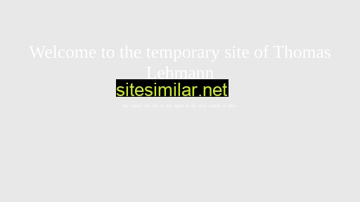 thomaslehmann.info alternative sites
