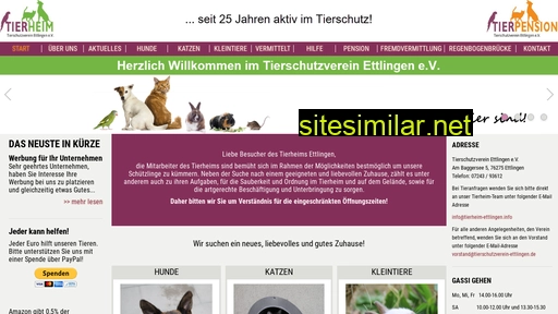 Tierschutzverein-ettlingen similar sites
