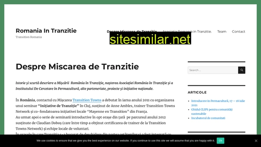 Transition-romania similar sites