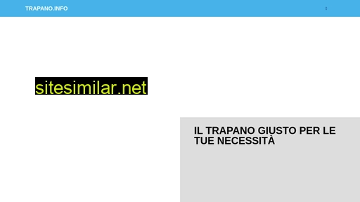 trapano.info alternative sites