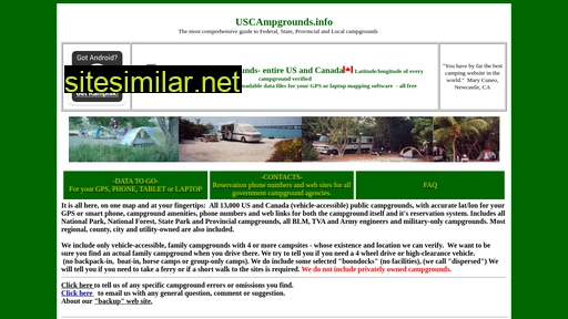Uscampgrounds similar sites