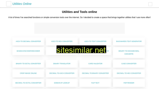 utilities-online.info alternative sites
