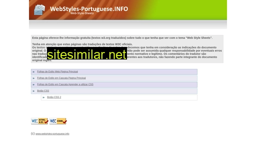webstyles-portuguese.info alternative sites