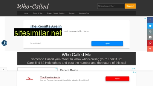 Who-called similar sites