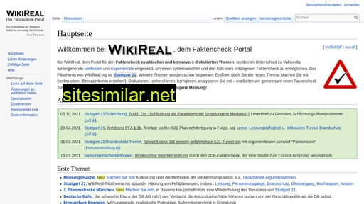 Wikireal similar sites