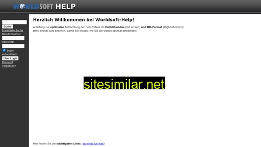Worldsoft-help similar sites