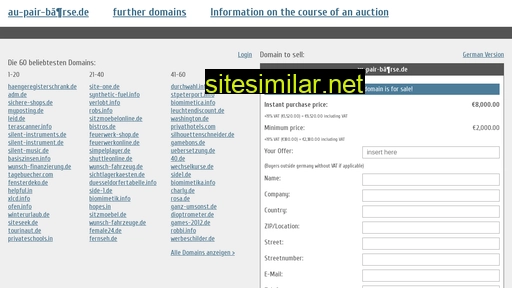 au-pair-börse.de.domain-auktionen.info alternative sites