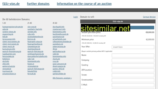 für-vips.de.domain-auktionen.info alternative sites