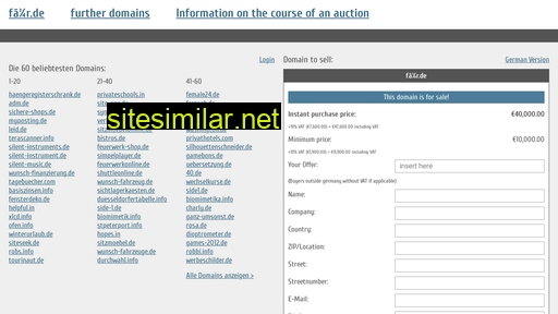 für.de.domain-auktionen.info alternative sites