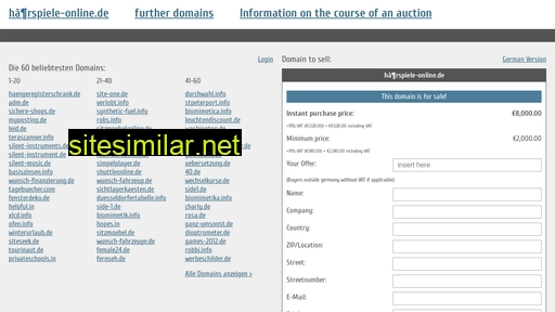hörspiele-online.de.domain-auktionen.info alternative sites