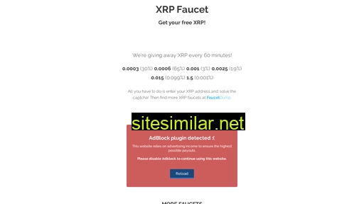 xrpfaucet.info alternative sites