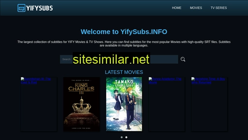 Yifysubs similar sites