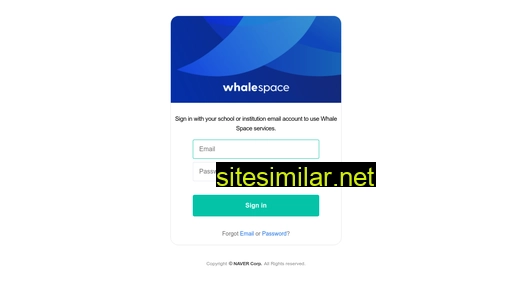 account.whalespace.io alternative sites