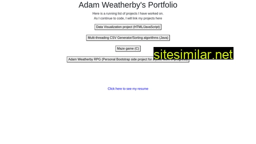 adamweatherby.github.io alternative sites