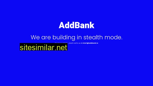 addbank.io alternative sites