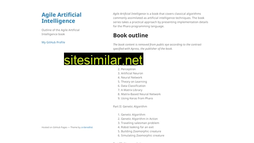 agileartificialintelligence.github.io alternative sites