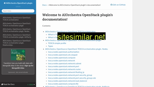 Aiorchestra-openstack-plugin similar sites