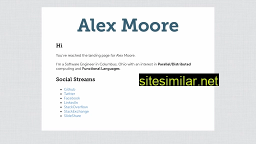 alexmoore.io alternative sites