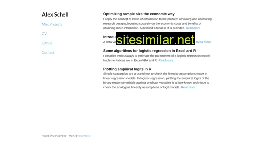 Alexschell similar sites