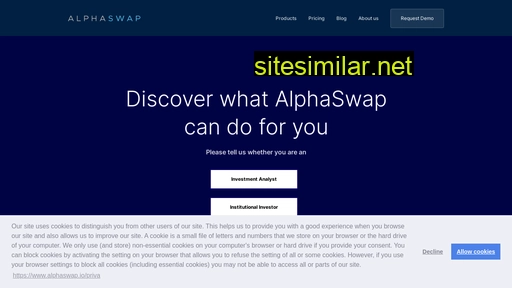 alphaswap.io alternative sites