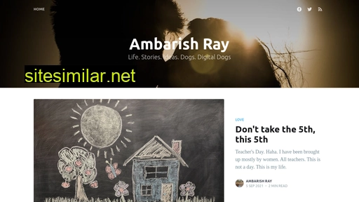 ambarishray.ghost.io alternative sites