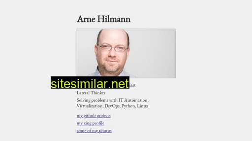 Arnehilmann similar sites
