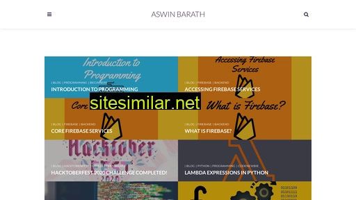 aswinbarath.github.io alternative sites