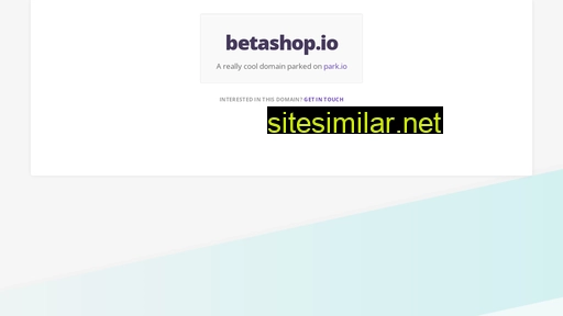 Betashop similar sites