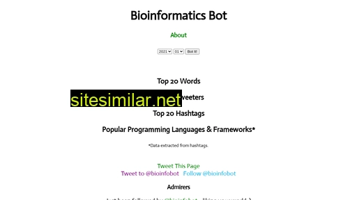 bioinfobot.github.io alternative sites