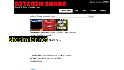 Bitcoin-share similar sites