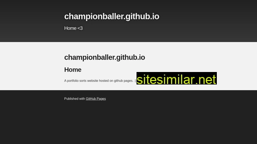 Championballer similar sites