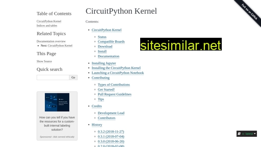 circuitpython-kernel.readthedocs.io alternative sites