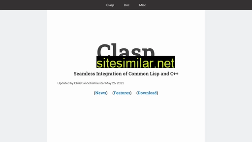 Clasp-developers similar sites